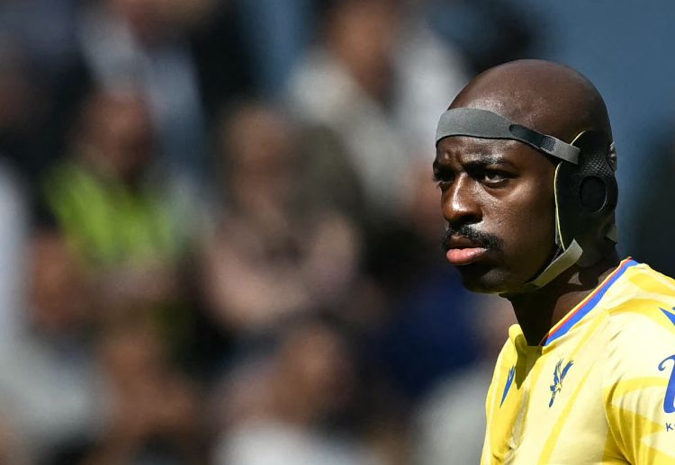 Jean-Philippe Mateta prepares ahead of Crystal Palace's Premier League match against Newcastle United