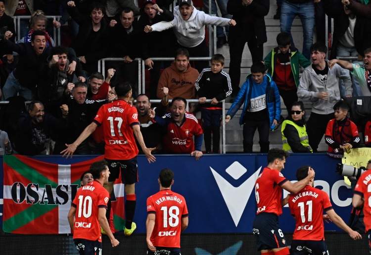 Osasuna striker Ante Budimir ranked third in La Liga’s scoring charts with 21 league goals