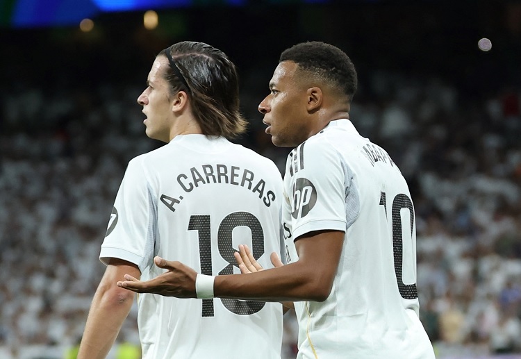 西甲联赛 姆巴佩的两粒进球均因越位被取消