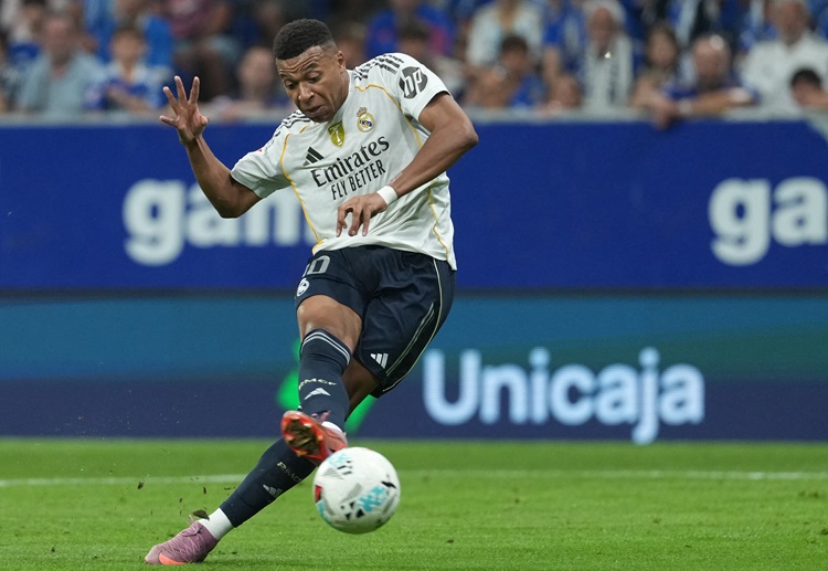 Kylian Mbappé has scored three goals so far in the 2025–26 La Liga season