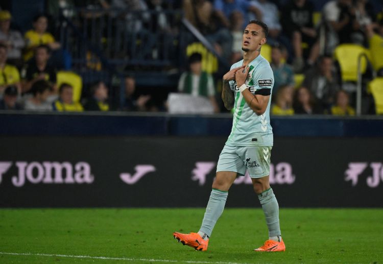 西甲联赛 贝蒂斯锋线由安东尼领衔，7场入3球1助攻，继续主攻。