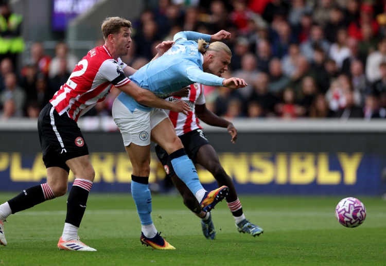 Erling Haaland incar tambahan gol di Premier League