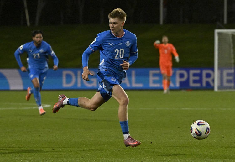 世界杯预选赛 冰岛队在第70分钟由赫林松攻入单刀球,帮助主队追平法国