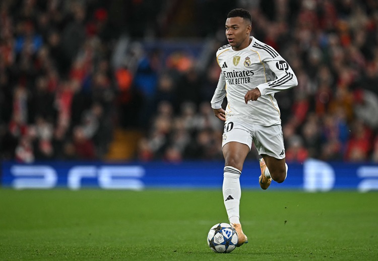 西甲联赛 皇马前锋姆巴佩以13粒进球领跑本赛季西甲射手榜