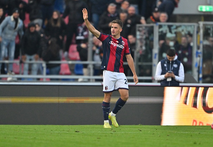 意甲联赛 达林加和卢库米各建一功,帮助博洛尼亚在主场掀翻劲敌