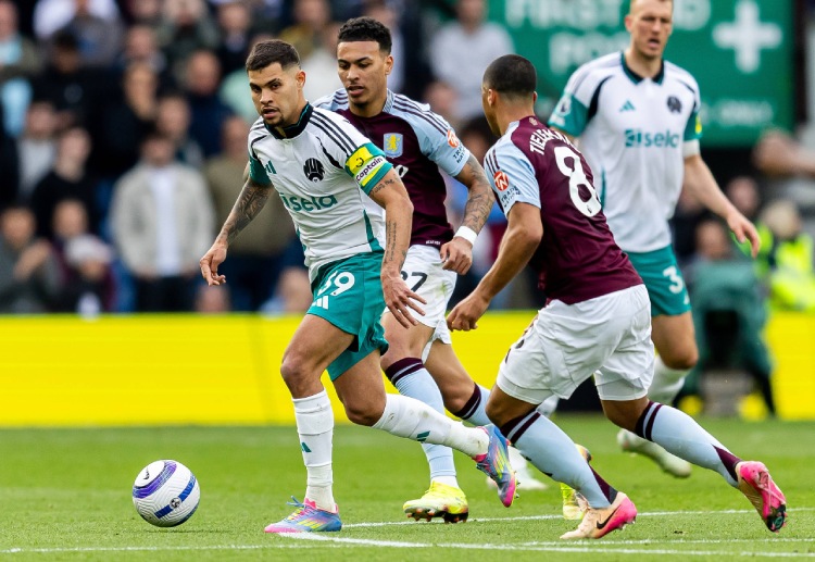 뉴캐슬의 브루노 기마랑이스는 토트넘 전에서 다리를 절며 교체되었고 애스턴 빌라와의 FA컵 출전이 불투명하다.