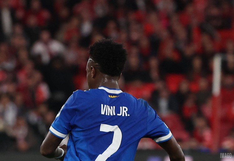 비니시우스 주니오르는 벤피카를 상대한 레알 마드리드의 챔피언스리그 1차전에서 득점했다.