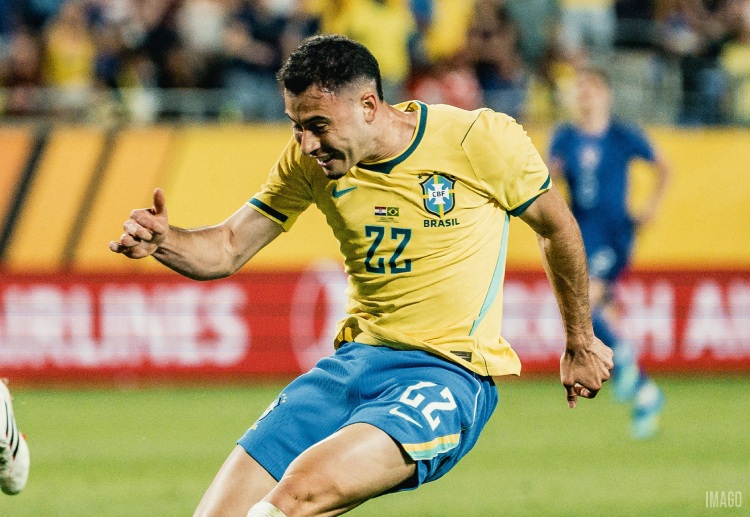 Gabriel Martinelli isi pos striker Brasil di pertandingan international friendly