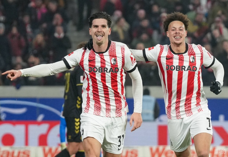 德甲联赛 弗赖堡射手马塔诺维奇9次首发打入8球,他的速度和反击能力将考验拜仁防线