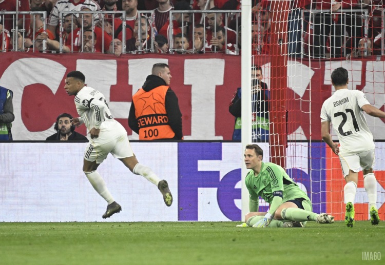 欧冠联赛 姆巴佩延续火热状态破门,助皇马3比2再次领先