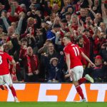 Chris Wood led Nottingham Forest to a 1-0 win over Aston Villa in the first leg of the Europa League semi-finals